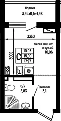 Планировка Студии
