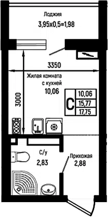 Планировка Студии