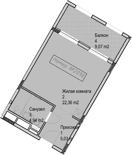 Планировка Студии
