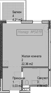 Планировка Студии