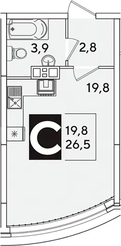 Планировка Студии