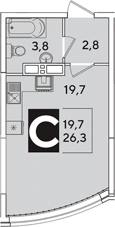 Планировка Студии
