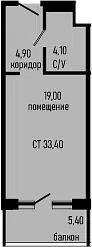 Планировка Студии