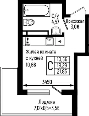 Планировка Студии