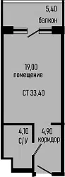 Планировка Студии