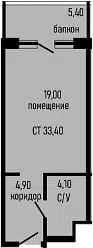 Планировка Студии