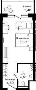 Планировка Студии