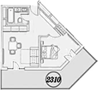 Планировка 2Е-к.кв