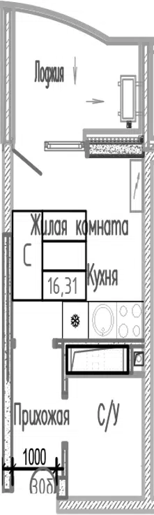 Планировка Студии