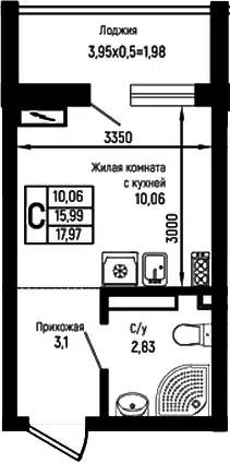 Планировка Студии