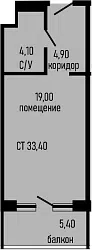 Планировка Студии