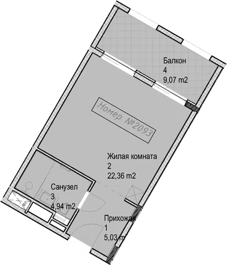 Планировка Студии