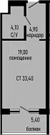 Планировка Студии