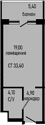 Планировка Студии