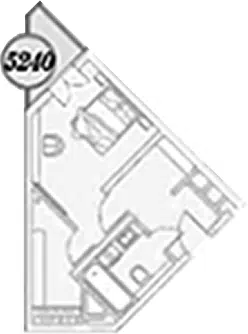 Планировка 2Е-к.кв