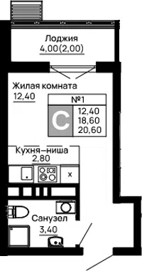 Планировка Студии