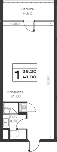 Планировка Студии