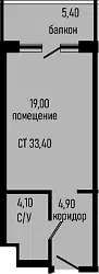 Планировка Студии