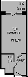 Планировка Студии