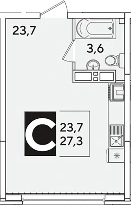 Планировка Студии