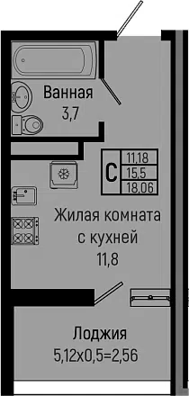 Планировка Студии