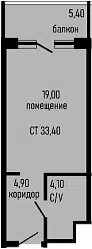 Планировка Студии