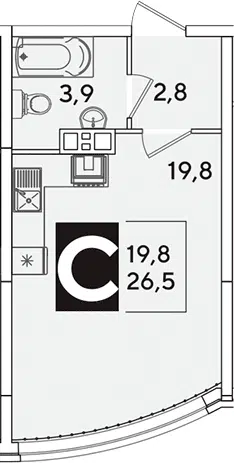 Планировка Студии