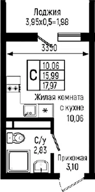 Планировка Студии