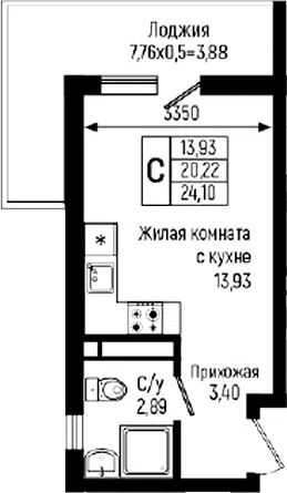 Планировка Студии