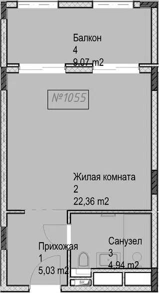 Планировка Студии