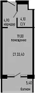Планировка Студии