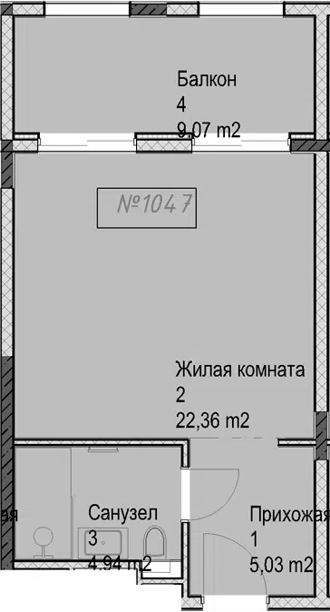 Планировка Студии