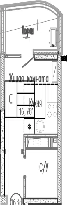 Планировка Студии