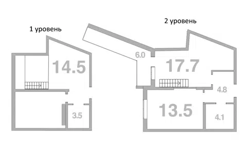 Планировка 1-к.кв