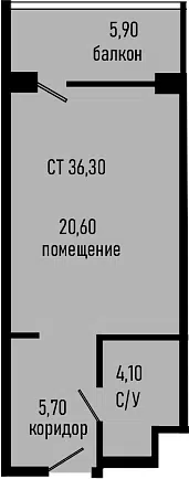 Планировка Студии