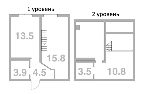 Планировка 1-к.кв