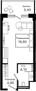 Планировка Студии