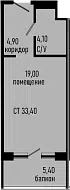 Планировка Студии