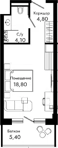 Планировка Студии
