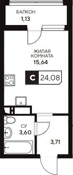 Планировка Студии