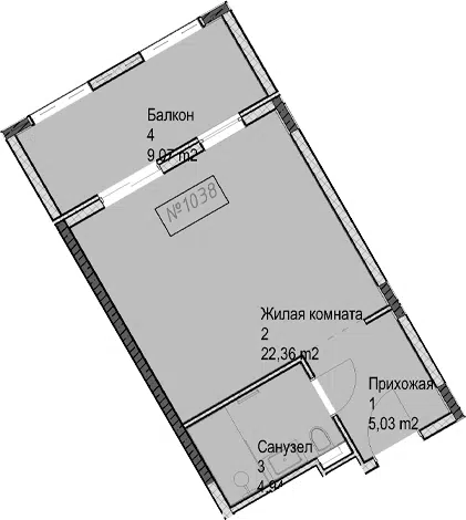 Планировка Студии