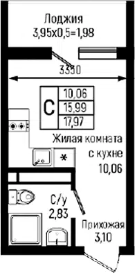 Планировка Студии