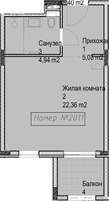 Планировка Студии