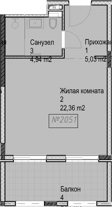 Планировка Студии