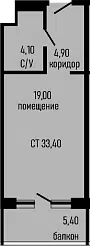 Планировка Студии