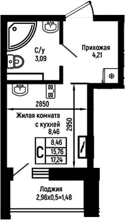 Планировка Студии