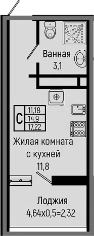Планировка Студии