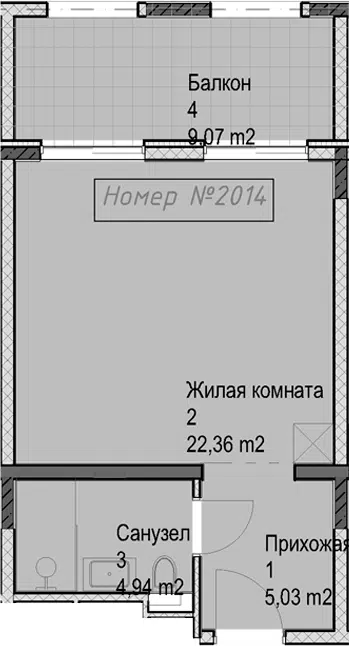 Планировка Студии