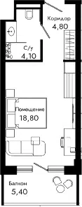 Планировка Студии
