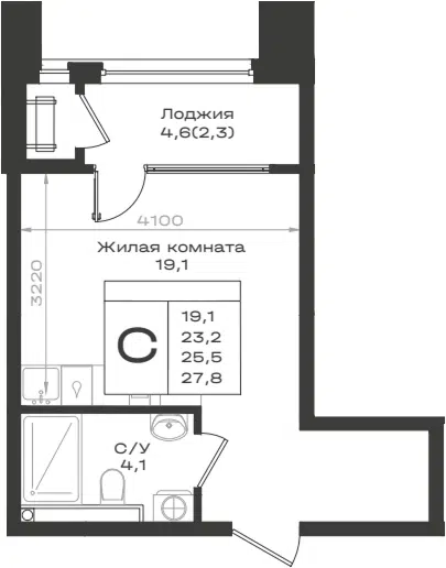 Планировка Студии